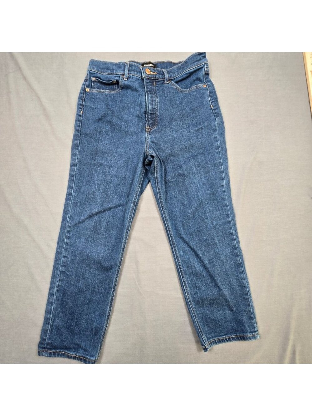 Express Womens Mom Jeans Super High Rise Stretch 10R